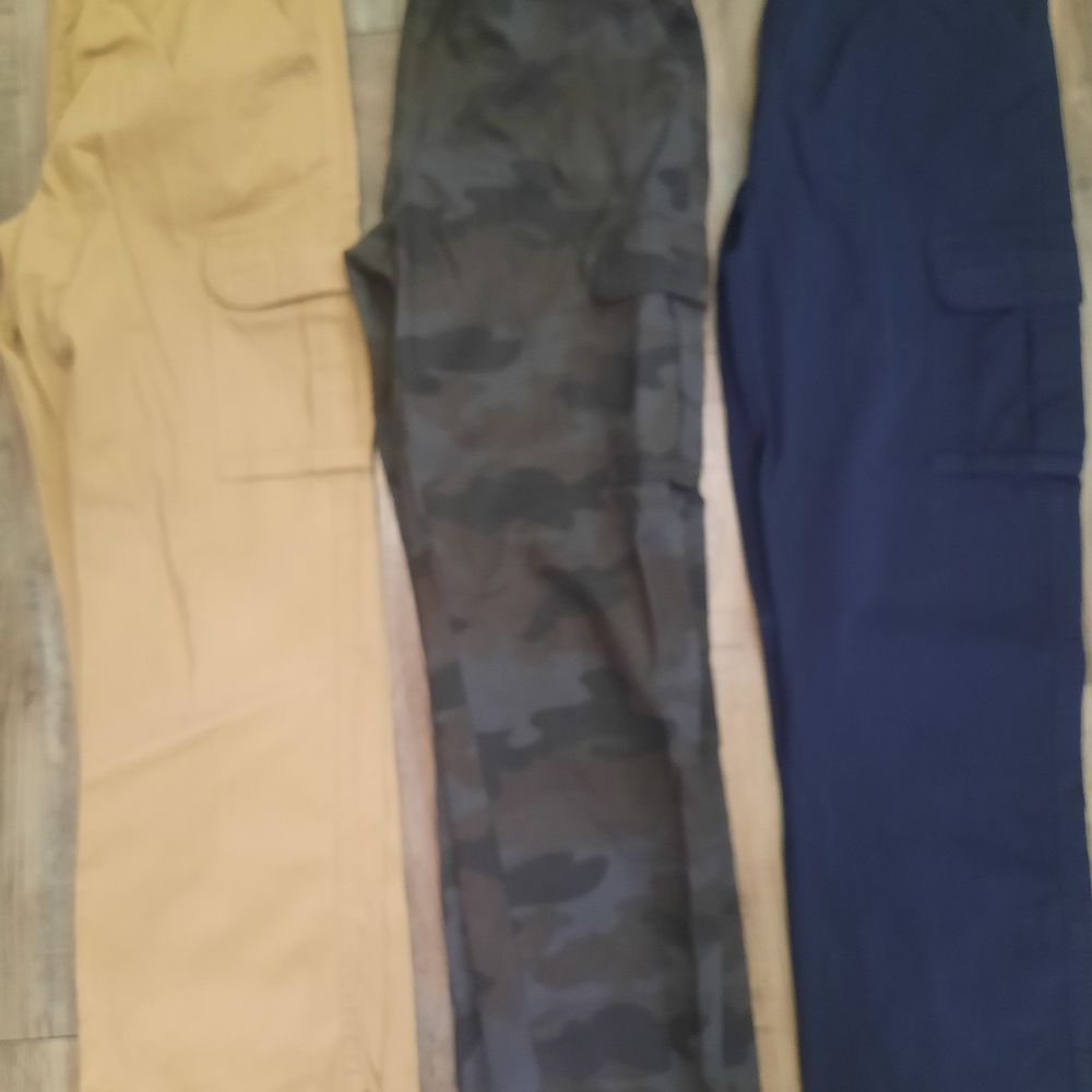 The Children's Place Kids Casual Bottoms BUNDLE - Tan, Camouflage, Navy